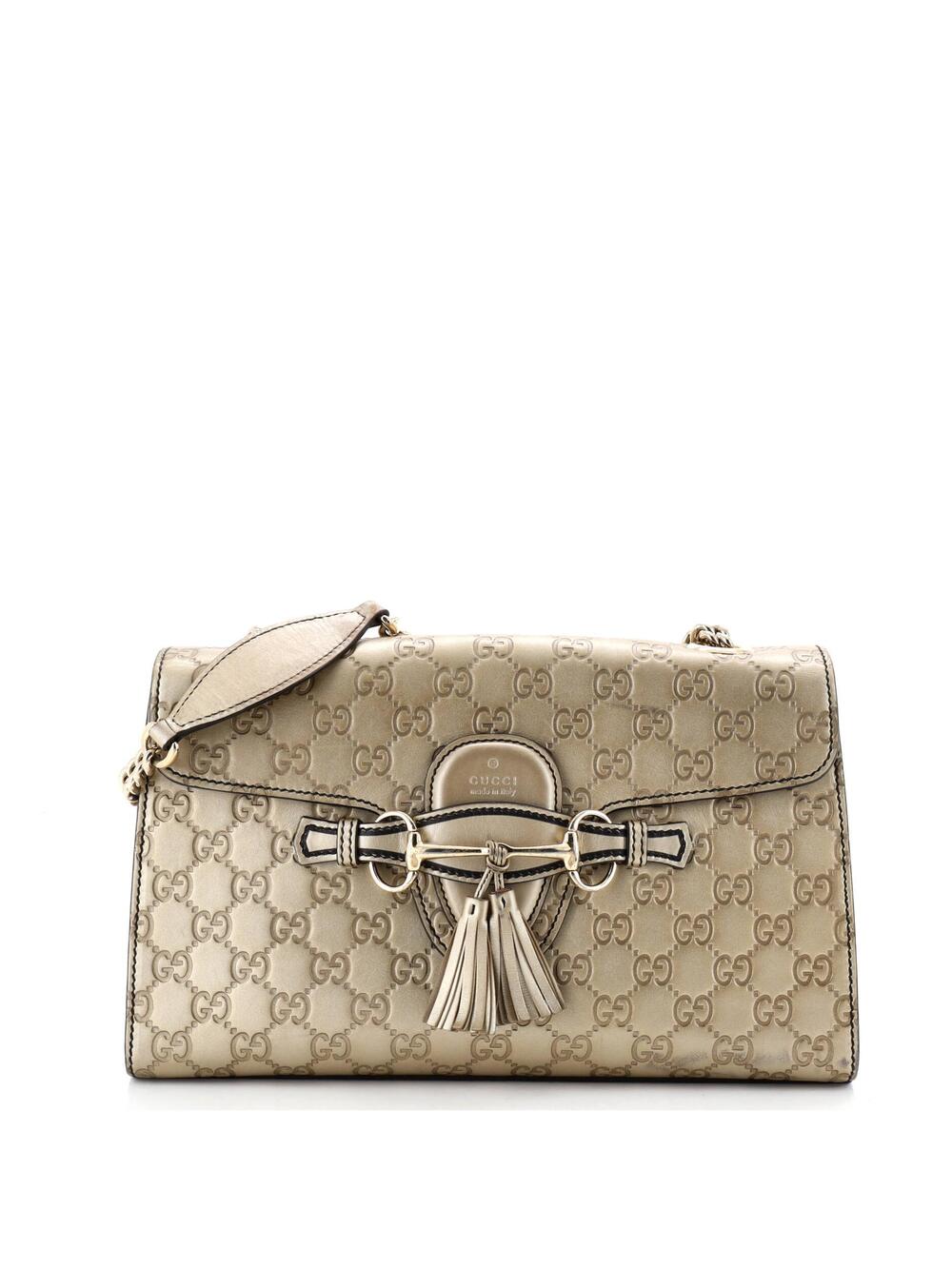 Emily Chain Flap Bag Guccissima Leather #252700G11B